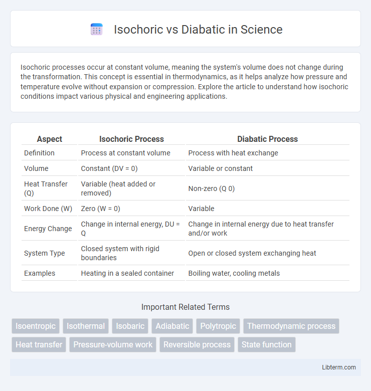 Diabatic vs Isochoric in Science - What is The Difference?