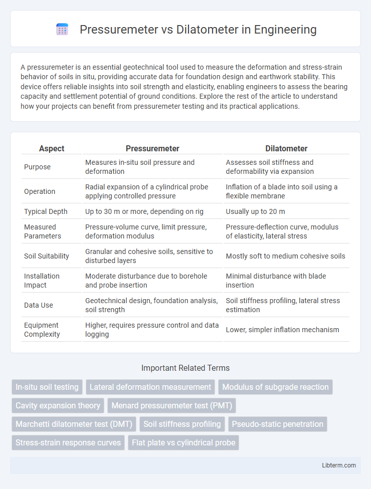 Dilatometer vs Pressuremeter in Engineering - What is The Difference?