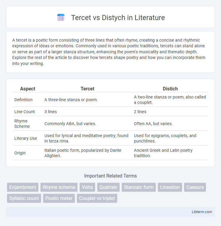 Distych vs Tercet in Literature - What is The Difference?