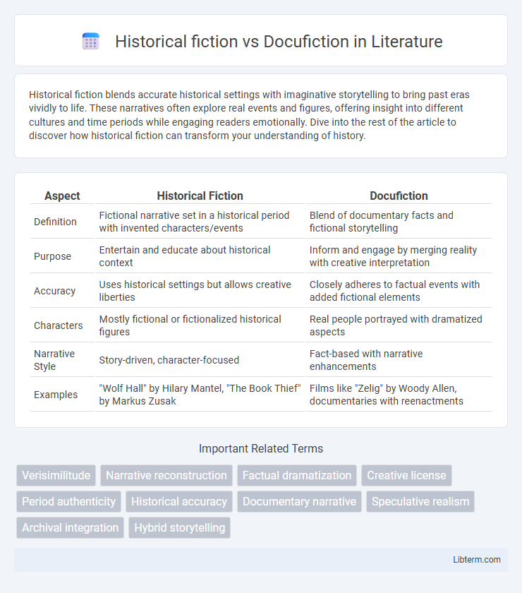 Docufiction vs Historical fiction in Literature - What is The Difference?