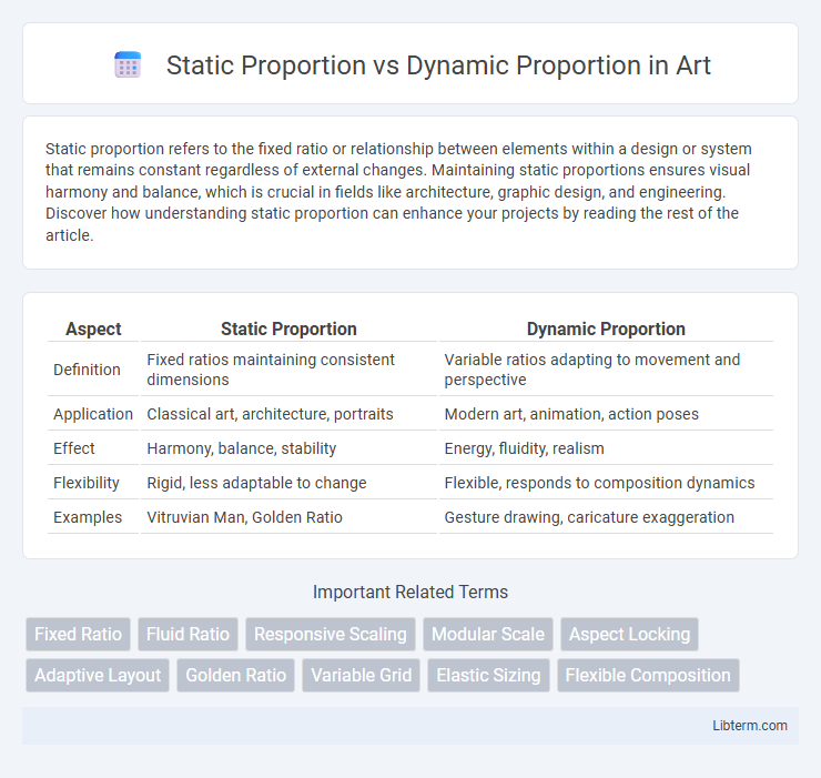 Dynamic Proportion vs Static Proportion in Art - What is The Difference?