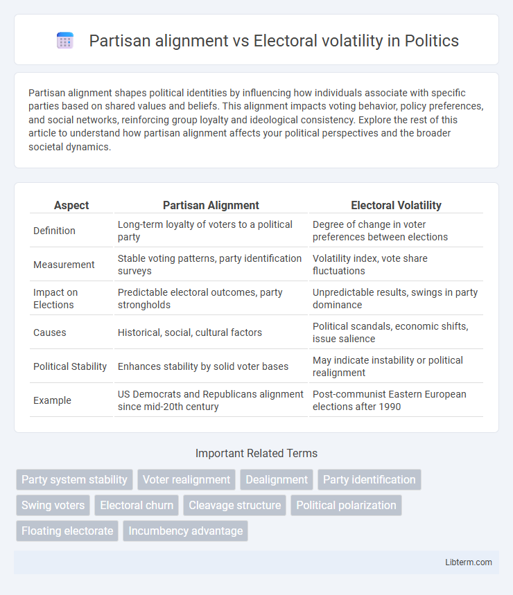 Electoral volatility vs Partisan alignment in Politics - What is The Difference?