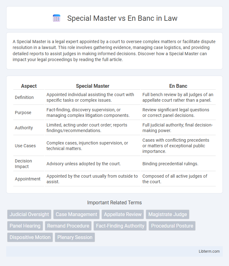 En Banc vs Special Master in Law - What is The Difference?