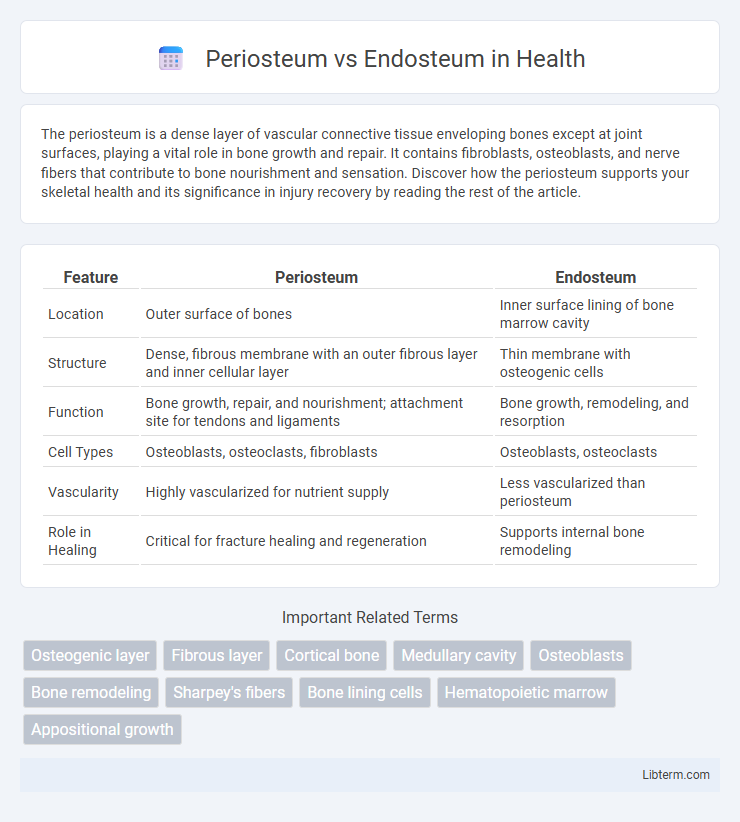 Endosteum vs Periosteum in Health - What is The Difference?