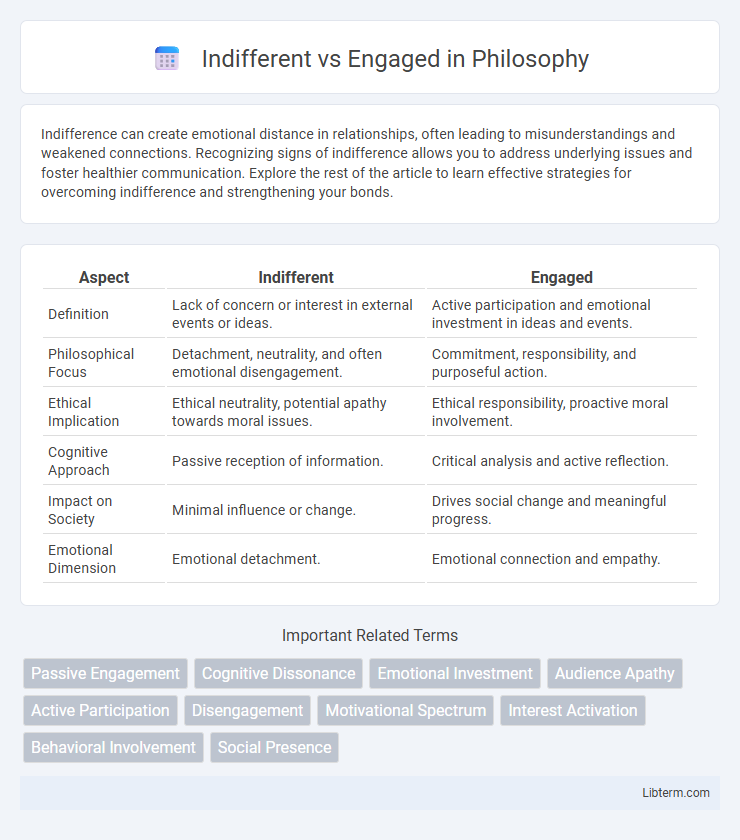 Engaged vs Indifferent in Philosophy - What is The Difference?