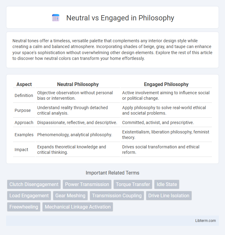 Engaged vs Neutral in Philosophy - What is The Difference?