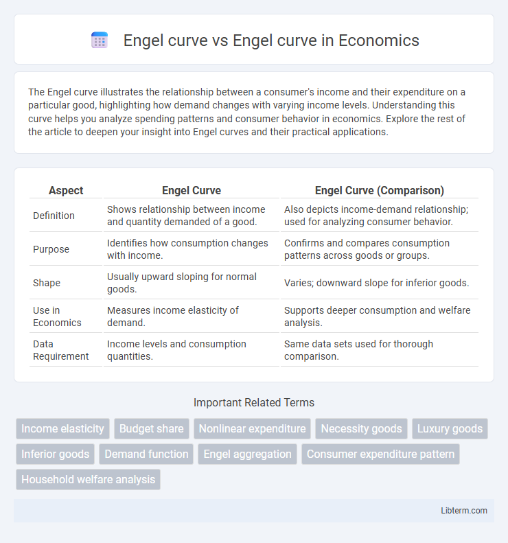 Engel curve vs Engel curve in Economics - What is The Difference?