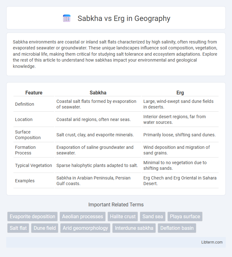 Erg vs Sabkha in Geography - What is The Difference?