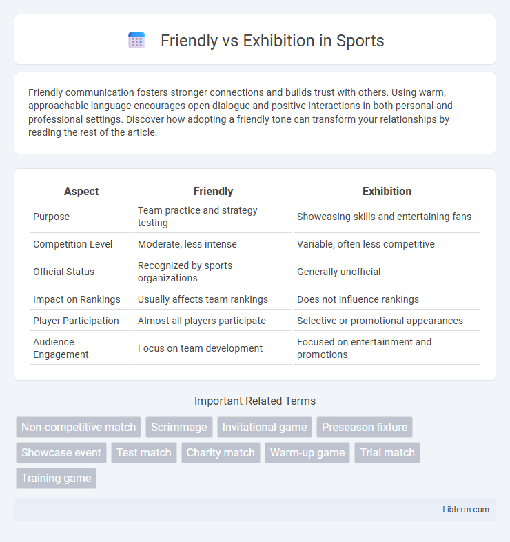 Exhibition vs Friendly in Sports - What is The Difference?