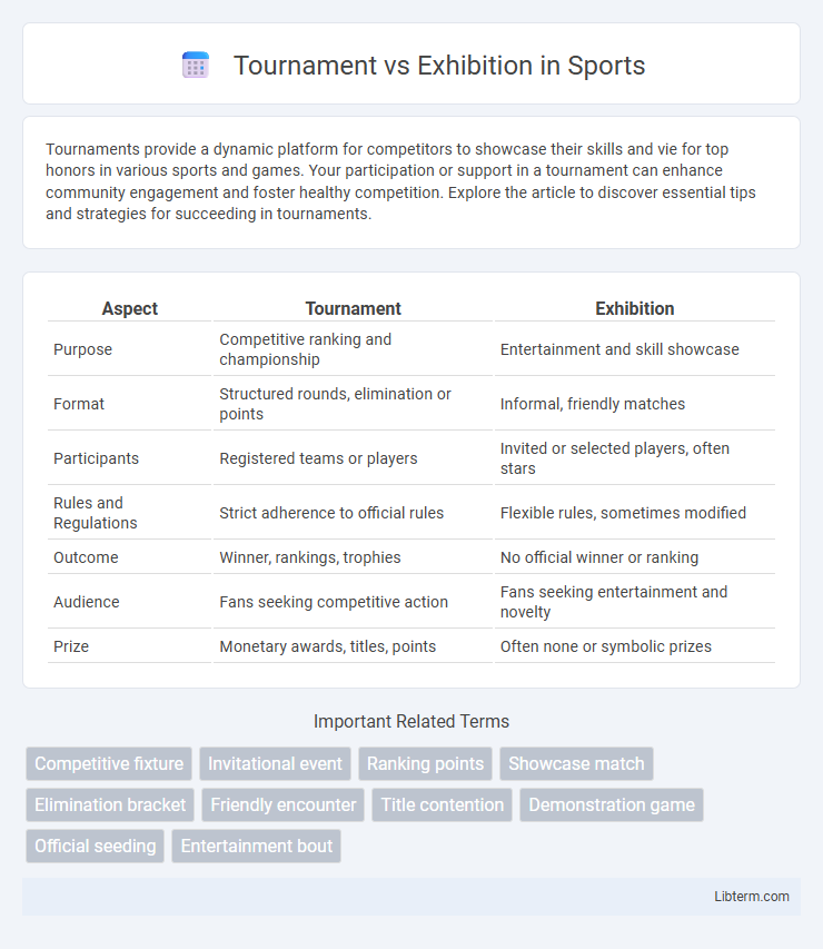 Exhibition vs Tournament in Sports - What is The Difference?