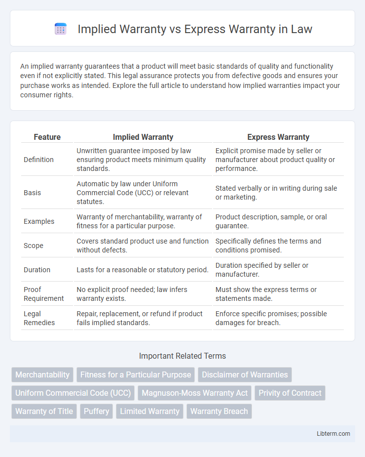 Express Warranty vs Implied Warranty in Law - What is The Difference?
