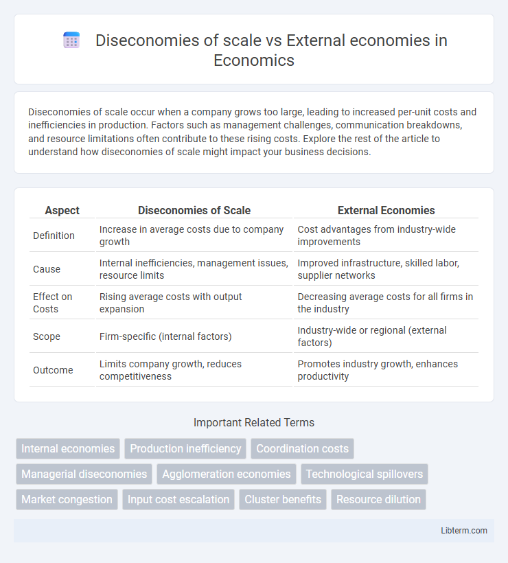 External economies vs Diseconomies of scale in Economics - What is The Difference?
