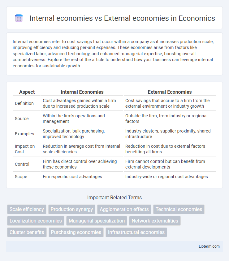 External economies vs Internal economies in Economics - What is The Difference?