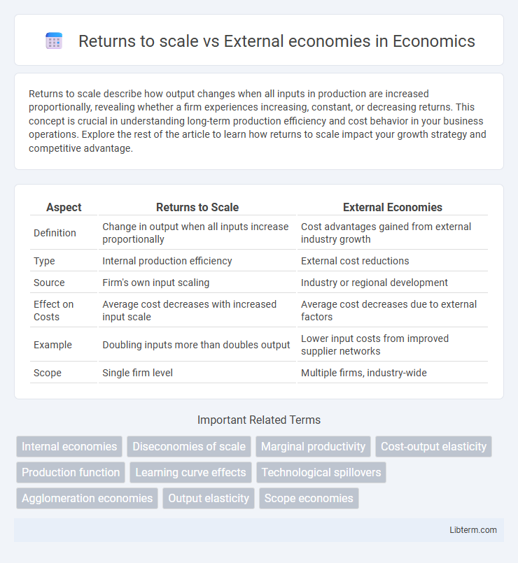 External economies vs Returns to scale in Economics - What is The Difference?