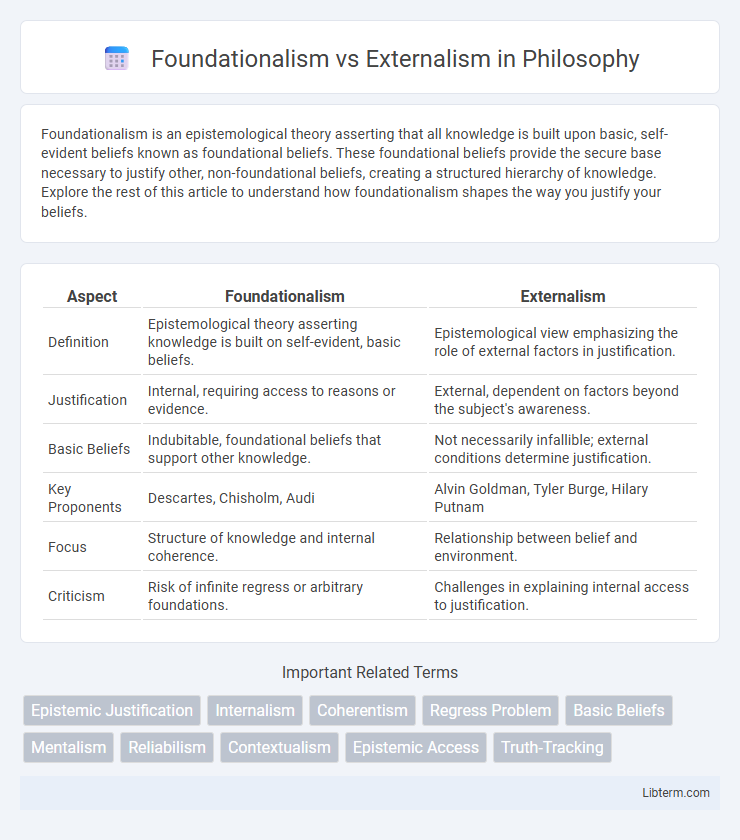 Externalism vs Foundationalism in Philosophy - What is The Difference?