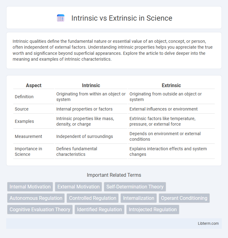 Extrinsic vs Intrinsic in Science - What is The Difference?