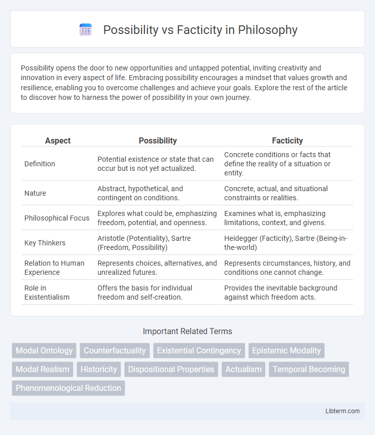 Facticity vs Possibility in Philosophy - What is The Difference?