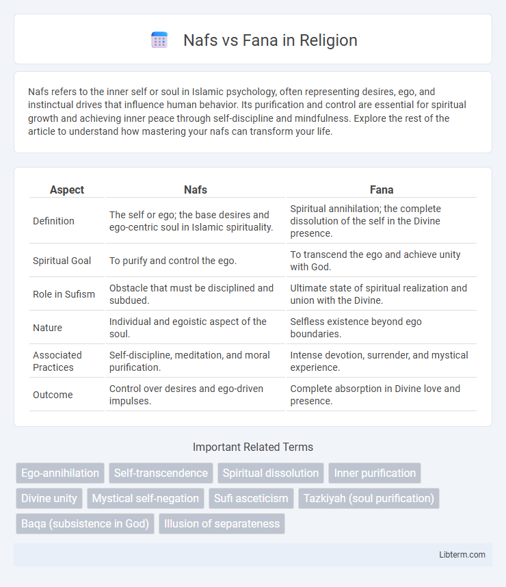 Fana vs Nafs in Religion - What is The Difference?