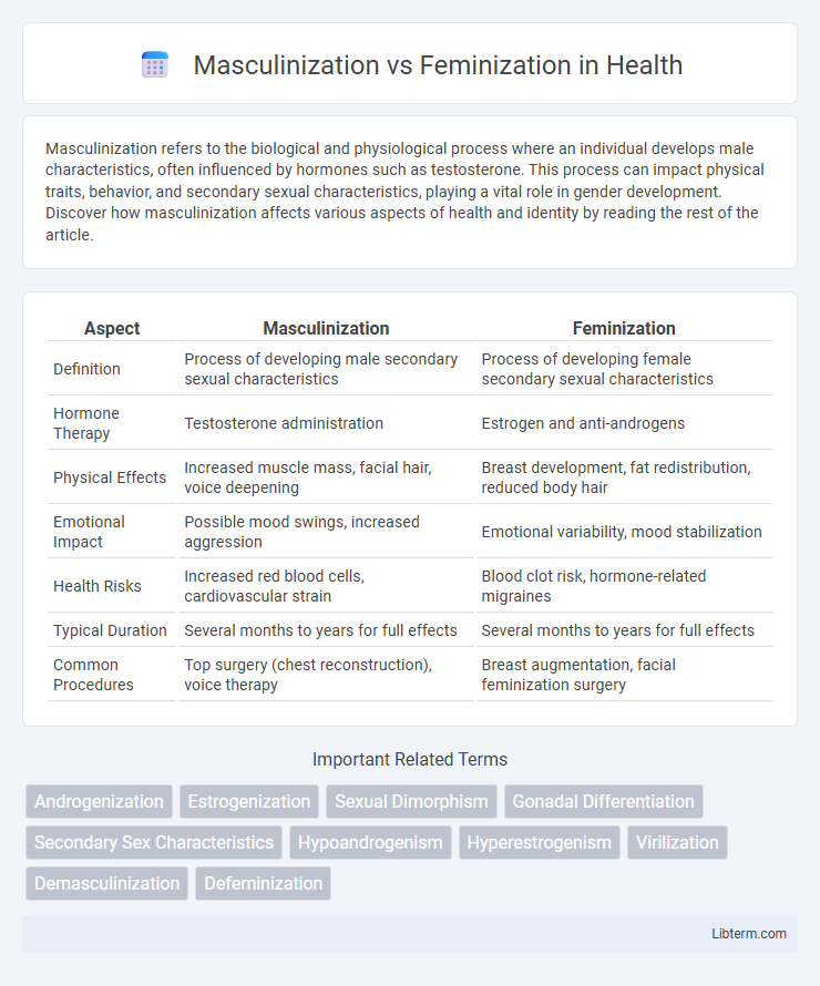 Feminization vs Masculinization in Health - What is The Difference?
