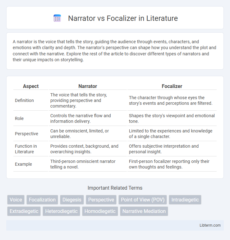 Focalizer vs Narrator in Literature - What is The Difference?