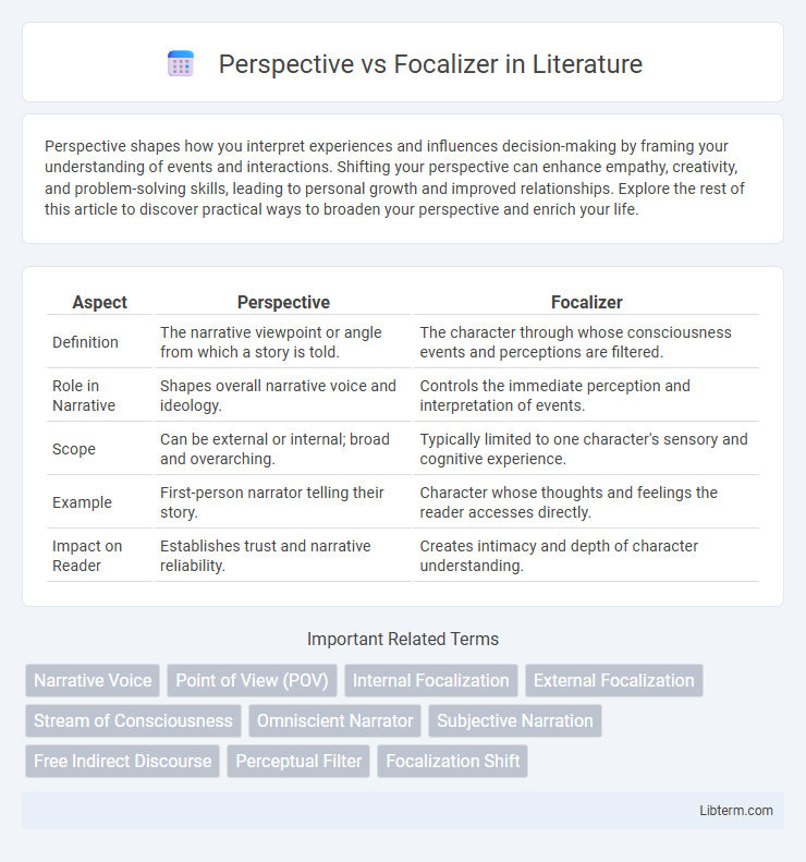 Focalizer vs Perspective in Literature - What is The Difference?