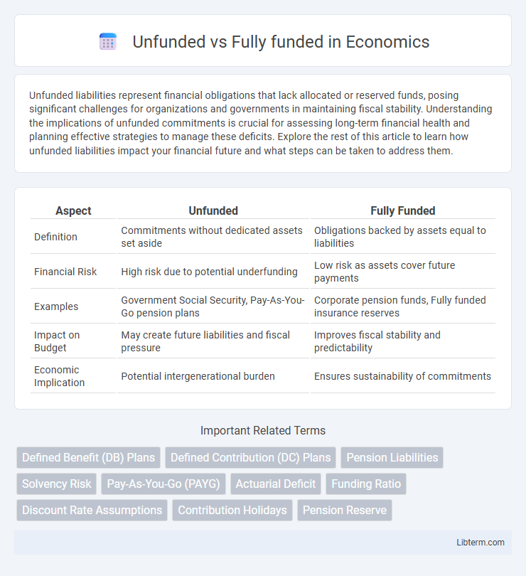 Fully funded vs Unfunded in Economics - What is The Difference?
