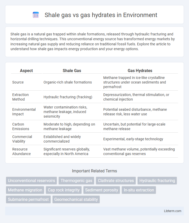 gas hydrates vs Shale gas in Environment - What is The Difference?