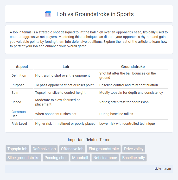 Groundstroke vs Lob in Sports - What is The Difference?