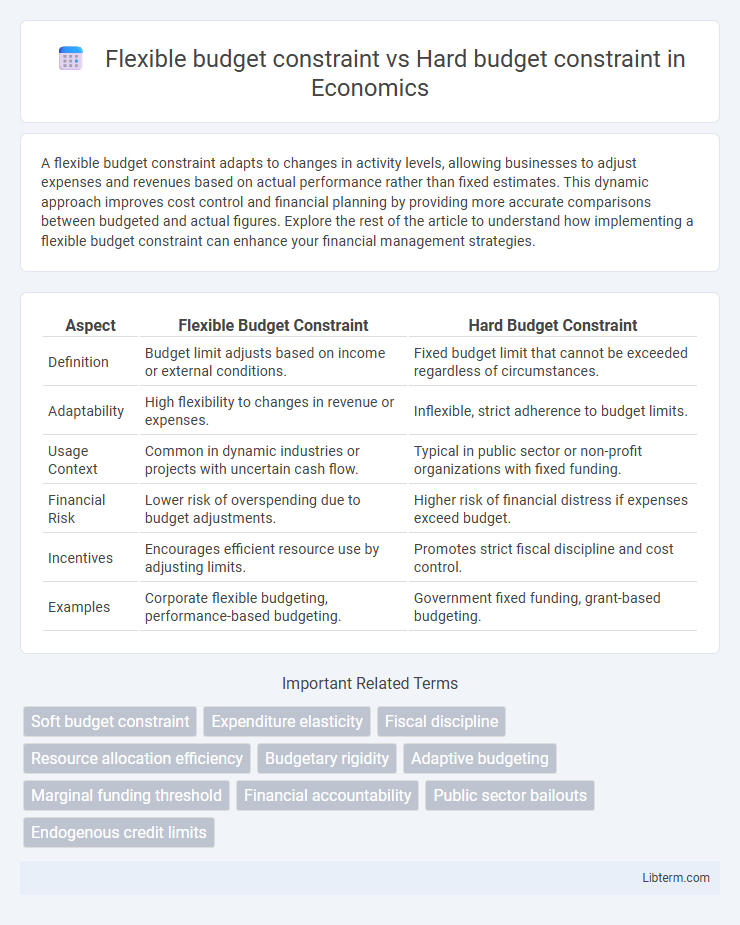 Hard budget constraint vs Flexible budget constraint in Economics - What is The Difference?