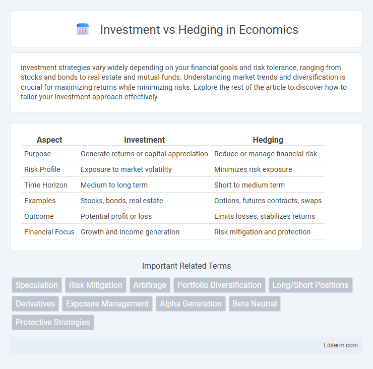Hedging vs Investment in Economics - What is The Difference?