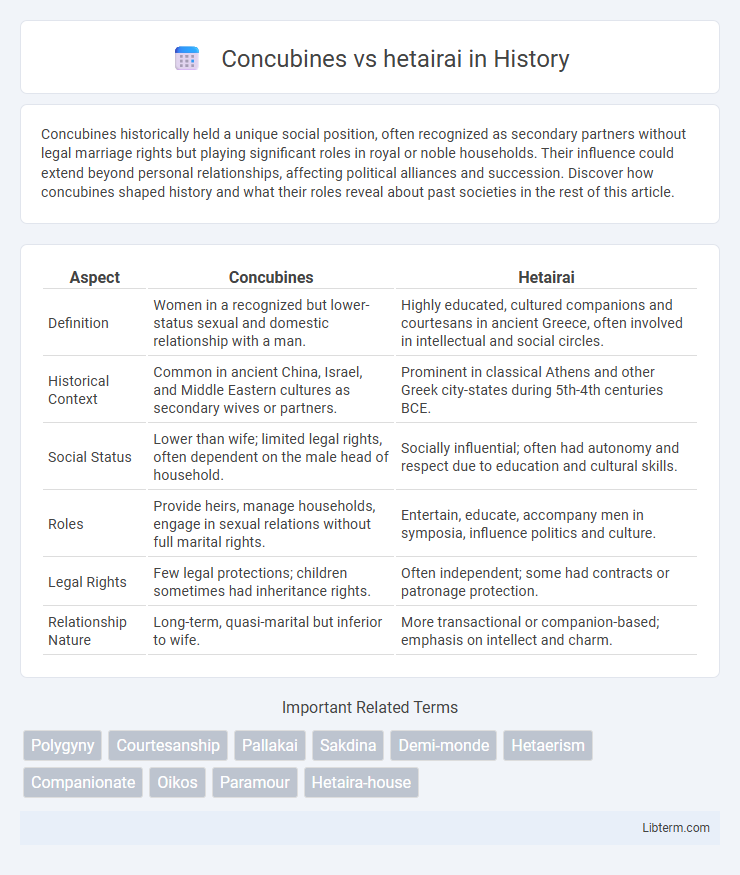 hetairai vs Concubines in History - What is The Difference?