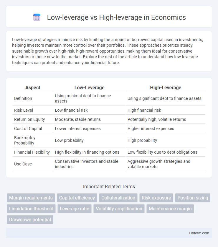 High-leverage vs Low-leverage in Economics - What is The Difference?