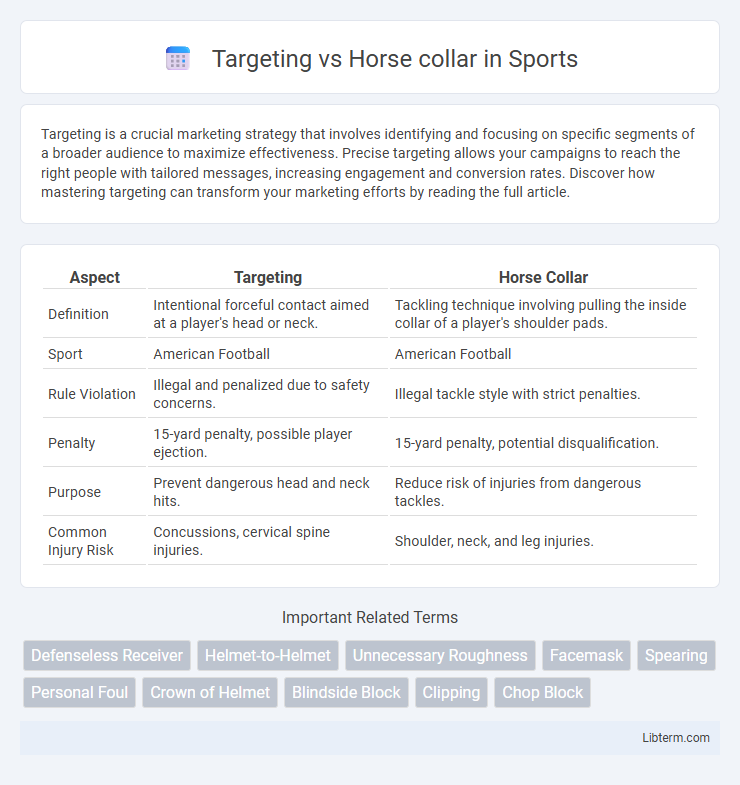 Horse collar vs Targeting in Sports - What is The Difference?