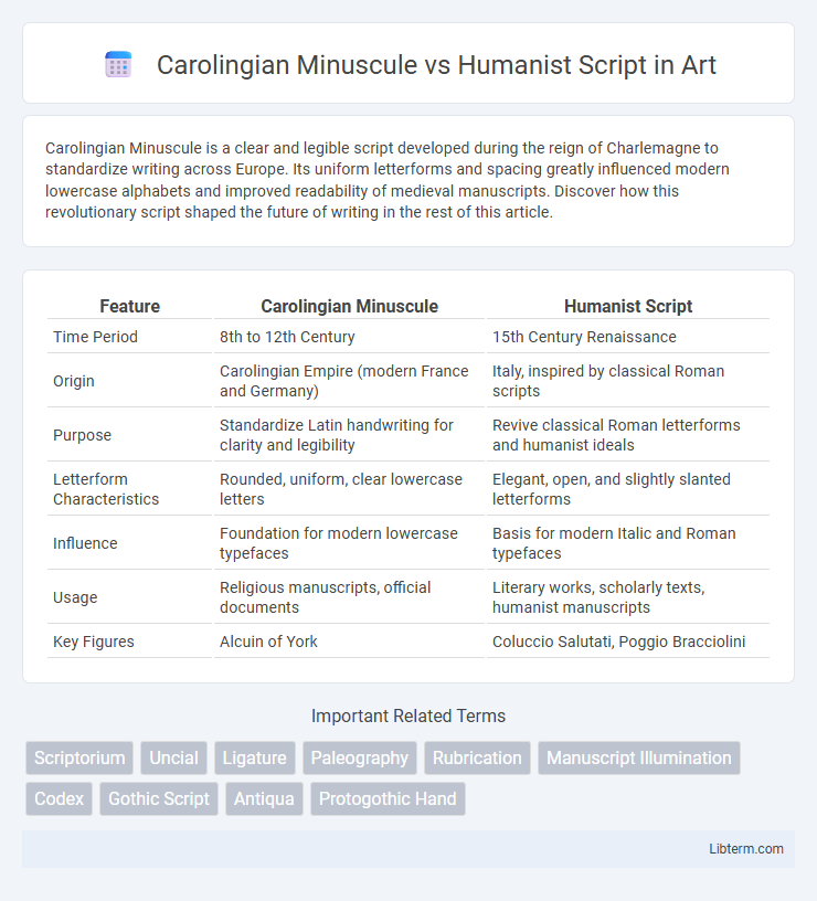 Humanist Script vs Carolingian Minuscule in Art - What is The Difference?