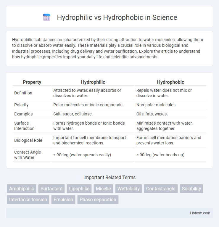 Hydrophobic vs Hydrophilic in Science - What is The Difference?