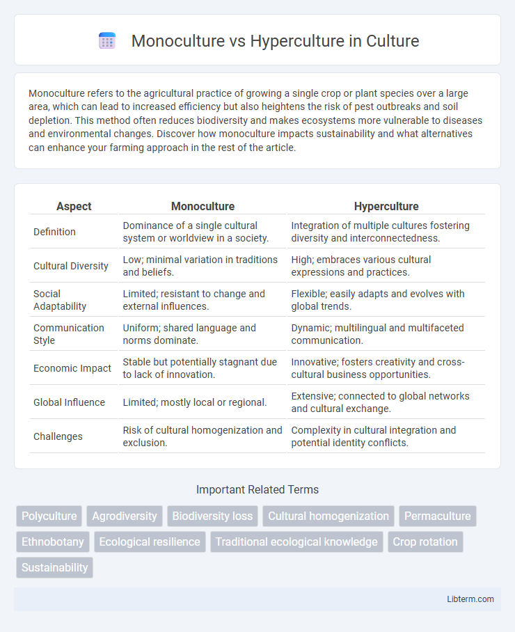 Hyperculture vs Monoculture in Culture - What is The Difference?