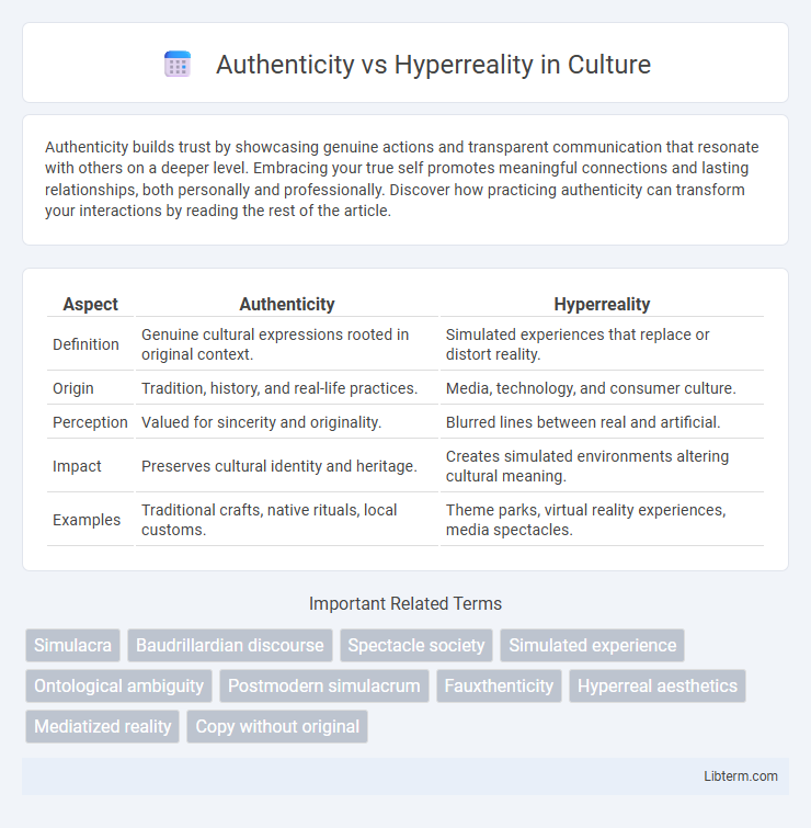 Hyperreality vs Authenticity in Culture - What is The Difference?