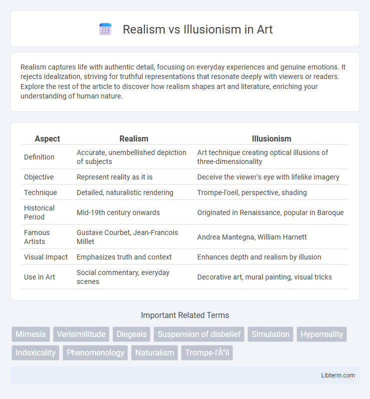 Illusionism vs Realism in Art - What is The Difference?