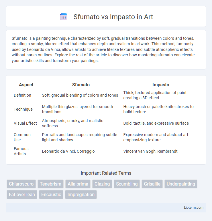 Impasto vs Sfumato in Art - What is The Difference?