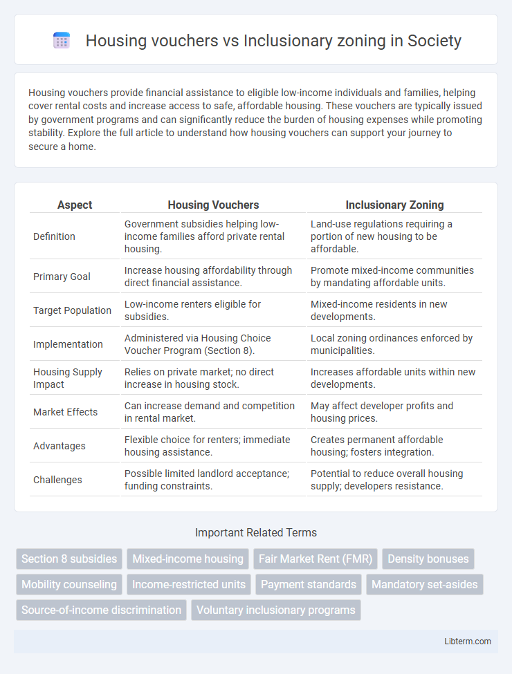Inclusionary zoning vs Housing vouchers in Society - What is The Difference?