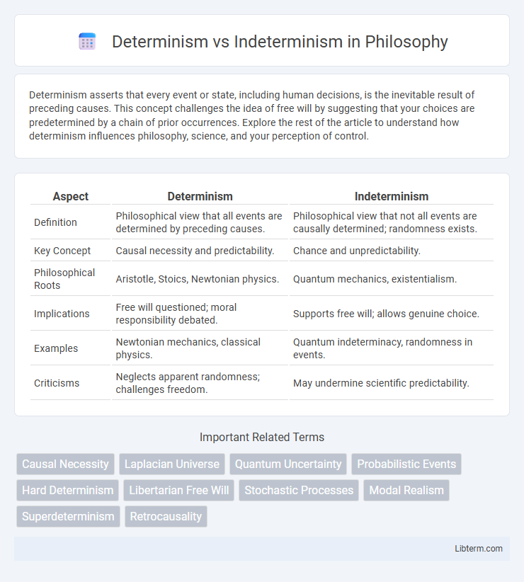 Indeterminism vs Determinism in Philosophy - What is The Difference?