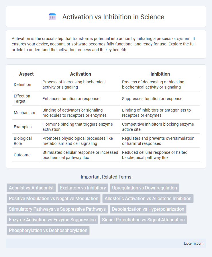 Inhibition vs Activation in Science - What is The Difference?
