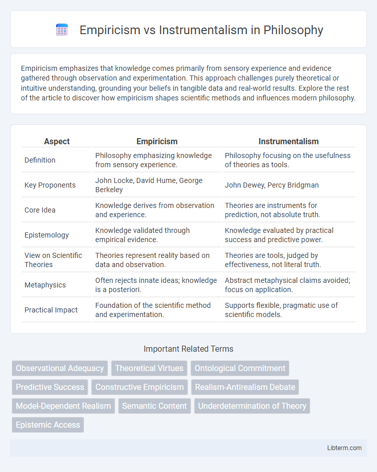 Instrumentalism vs Empiricism in Philosophy - What is The Difference?
