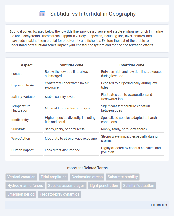 Intertidal vs Subtidal in Geography - What is The Difference?