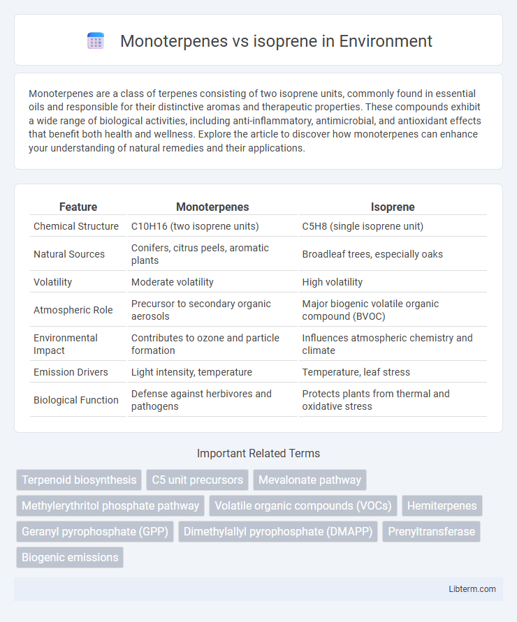 isoprene vs Monoterpenes in Environment - What is The Difference?