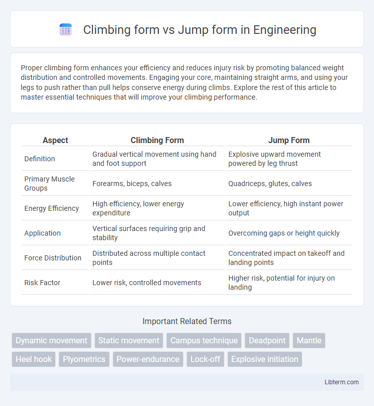 Jump form vs Climbing form in Engineering - What is The Difference?