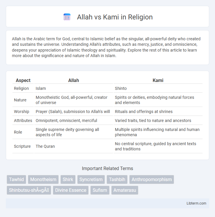 Kami vs Allah in Religion - What is The Difference?