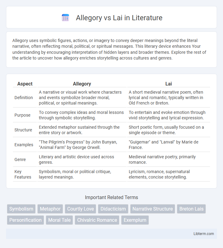 Lai vs Allegory in Literature - What is The Difference?