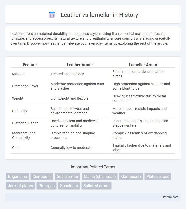 lamellar vs Leather in History - What is The Difference?
