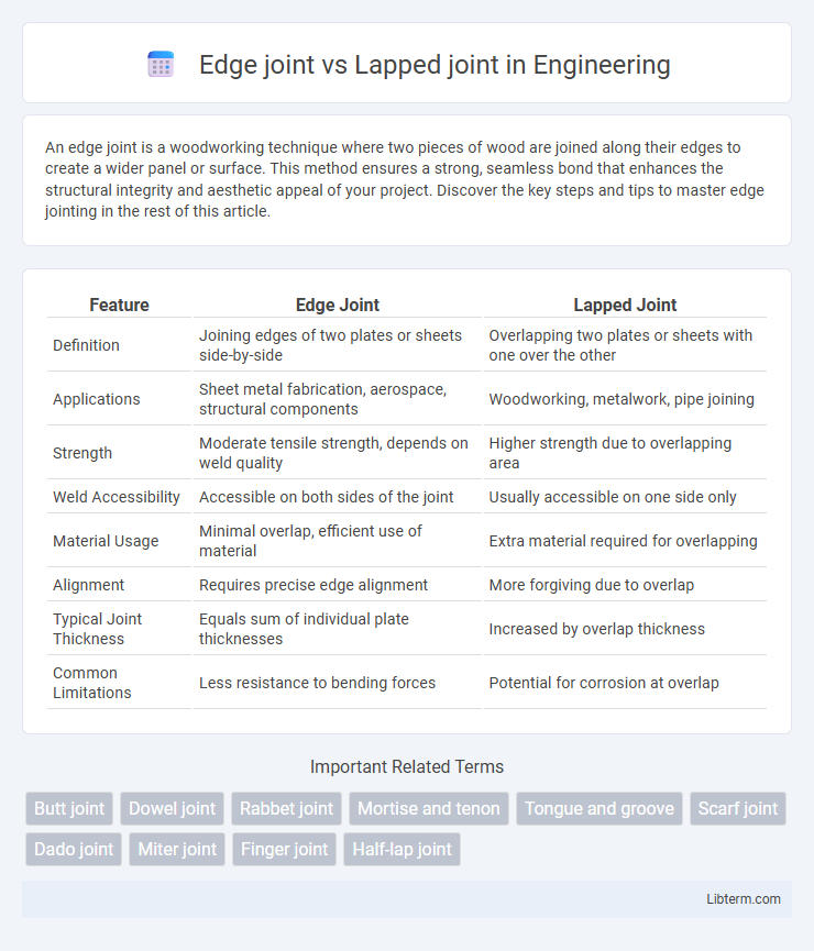 Lapped joint vs Edge joint in Engineering - What is The Difference?